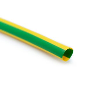 Green/Yellow PVC Sleeve, 30mm diameter, 25m reel