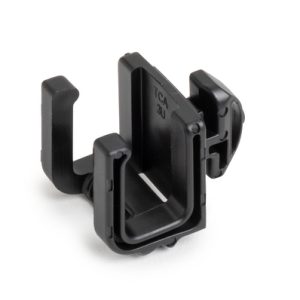 Aluminium frame mount, T=8.0mm, black, 100pcs.