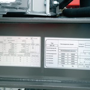 Label, weather resistant/chemical resistance, red, thermal transfer print, 19.05mm, 76.20m
