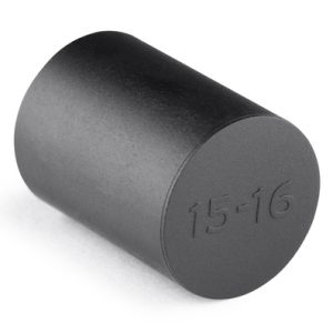 Cable entry system, Blindplug, 20.0mm, ?15.0 - 16.0mm, black, 20pcs.