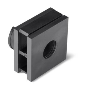 Cable entry system, Insert large, 42.2x42.2x20.0mm, ?17.0 - 18.0mm, black, 10pcs.