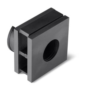 Cable entry system, Insert large, 42.2x42.2x20.0mm, ?20.0 - 21.0mm, black, 10pcs.