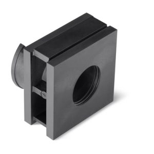 Cable entry system, Insert large, 42.2x42.2x20.0mm, ?21.0 - 22.0mm, black, 10pcs.