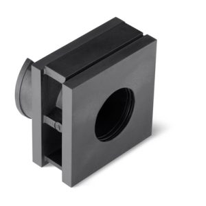 Cable entry system, Insert large, 42.2x42.2x20.0mm, ?22.0 - 23.0mm, black, 10pcs.