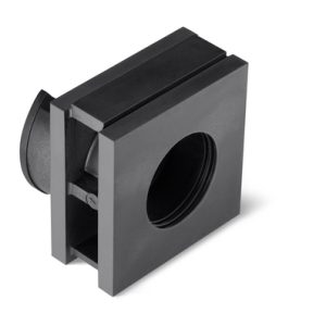 Cable entry system, Insert large, 42.2x42.2x20.0mm, ?24.0 - 25.0mm, black, 10pcs.
