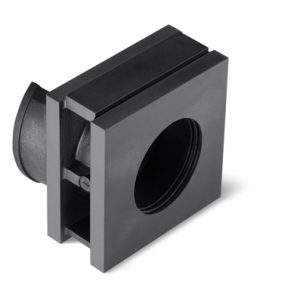 Cable entry system, Insert large, 42.2x42.2x20.0mm, ?26.0 - 27.0mm, black, 10pcs.