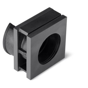 Cable entry system, Insert large, 42.2x42.2x20.0mm, ?29.0 - 30.0mm, black, 10pcs.