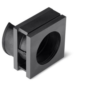 Cable entry system, Insert large, 42.2x42.2x20.0mm, ?31.0 - 32.0mm, black, 10pcs.