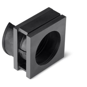 Cable entry system, Insert large, 42.2x42.2x20.0mm, ?32.0 - 33.0mm, black, 10pcs.