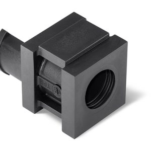 Cable entry system, Insert small, 21.1x21.1x20.0mm, ?12.0 - 13.0mm, black, 20pcs.