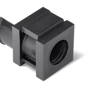 Cable entry system, Insert small, 21.1x21.1x20.0mm, ?13.0 - 14.0mm, black, 20pcs.