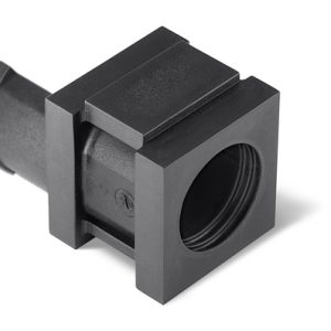 Cable entry system, Insert small, 21.1x21.1x20.0mm, ?15.0 - 16.0mm, black, 20pcs.