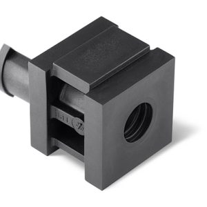 Cable entry system, Insert small, 21.1x21.1x20.0mm, ?9.0 - 10.0mm, black, 20pcs.
