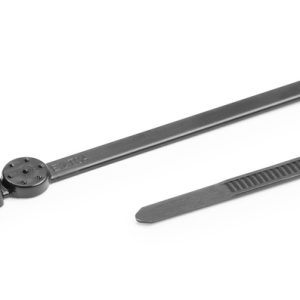 RFID cable tie, tamper-evident, 13,56 MHz (HF), ?1.5mm, black, 100pcs.