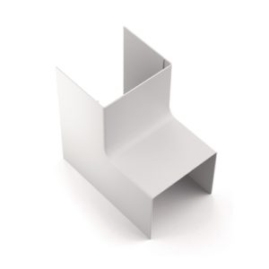 Accessorie of air conditioning duct system in self-extinguishing rigid PVC