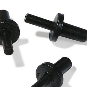 Plastic rivet fastener, ?4.0 mm, black 1000pcs.