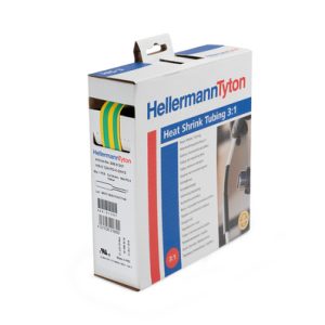 Heat Shrinkable Tubing 3:1 on a Reel 12/4 green/yellow