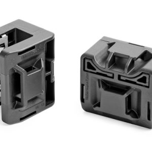 Cable tie mount for edge, T=10.0 - 12.0mm, black, 384pcs.