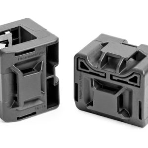 Cable tie mount for edge, T=14.0 - 16.0mm, black, 384pcs.
