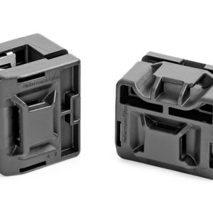 Cable tie mount for edge, T=6.0 - 8.0mm, black, 384pcs.