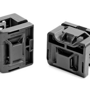 Cable tie mount for edge, T=8.0 - 10.0mm, black, 384pcs.