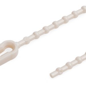 Releasable cable tie, 110x2.0mm, ?3.0-31.0mm, beige, 100pcs.