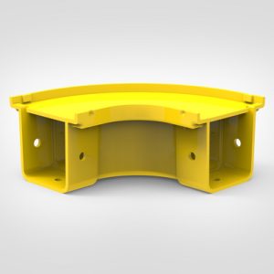 GigaDuct Elbow, Horizontal, 90?, 50mm, with Cover
