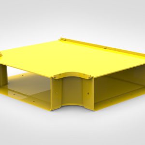 GigaDuct T-Junction, Horizontal, 300mm, with Cover