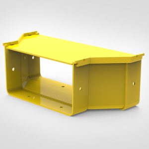 GigaDuct Straight Duct, Reducer, 300mm/200mm, with Cover