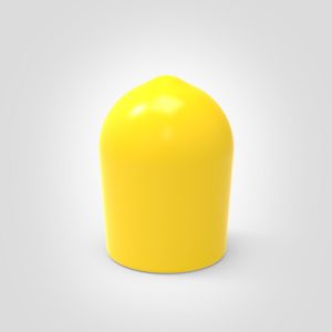 GigaDuct Hardware, Protective Cap, Yellow, Pack/100