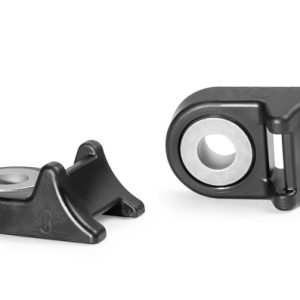 Cable tie mount for screw fixation, Wmax=13.5mm, ⌀8.1 mm, ⌀M8, M8 Screw, black, 100pcs.