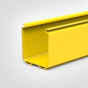GigaDuct Straight Duct, Solid, Horizontal, 100mm x 1.8m, No Cover