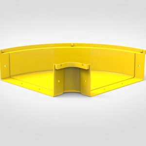 GigaDuct Elbow, Horizontal, 90?, 300mm, No Cover