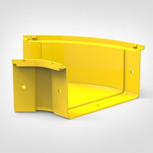 GigaDuct Elbow, Horizontal, 45?, 200mm, No Cover