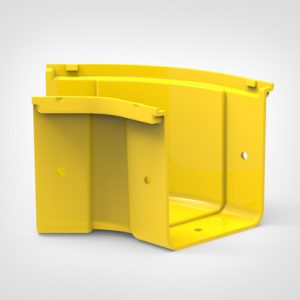 GigaDuct Elbow, Horizontal, 45?, 100mm, No Cover