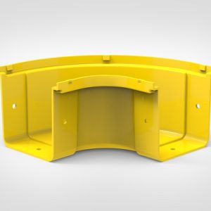 GigaDuct Elbow, Horizontal, 90?, 100mm, No Cover