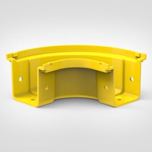 GigaDuct Elbow, Horizontal, 90?, 50mm, No Cover