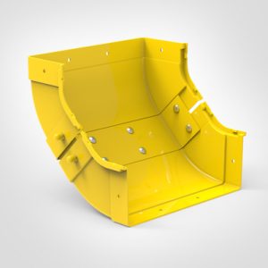 GigaDuct Elbow, Vertical Inside, 90?, No Cover