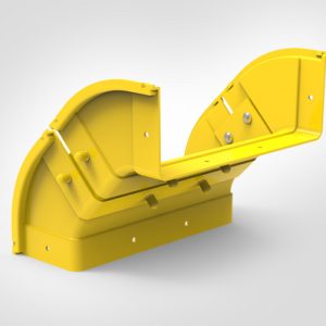 GigaDuct Elbow, Vertical Down, 90?, 300mm, No Cover