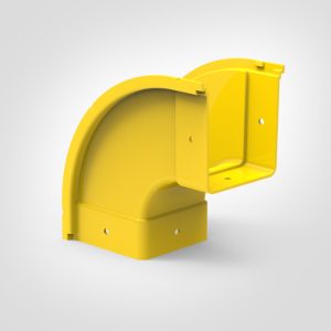 GigaDuct Elbow, Vertical Down, 90?, 100mm, No Cover