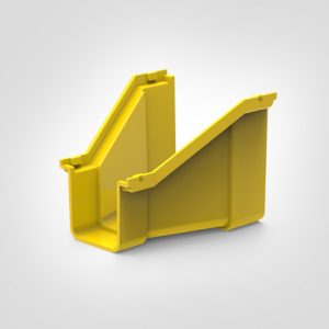 GigaDuct Straight Duct, Reducer, 100mm/50mm, No Cover