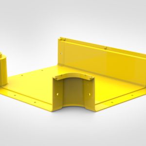 GigaDuct Horizontal T-Junctions 300mm without cover