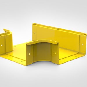 GigaDuct Horizontal T-Junctions 200mm No cover