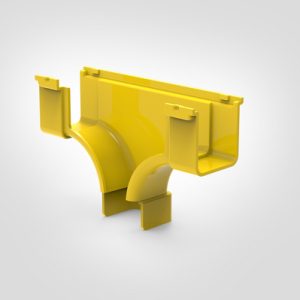 GigaDuct T-Junction, Vertical, 50mm, No Cover