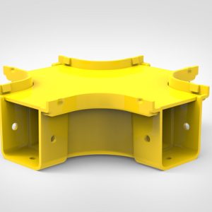 GigaDuct Intersection, Horizontal, 50mm, with Cover