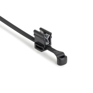 Fixing tie for edge, ?5.0-50.0mm, black, 500pcs.