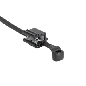 Fixing tie for edge, ?6.0-50.0mm, black, 500pcs.