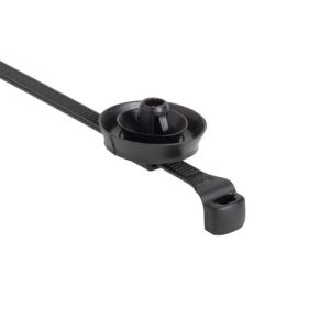 Fixing tie for hole (round), ⌀5.0-50.0mm, black, 500pcs.