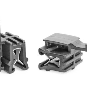 Connector clip for edge, black, 500pcs.