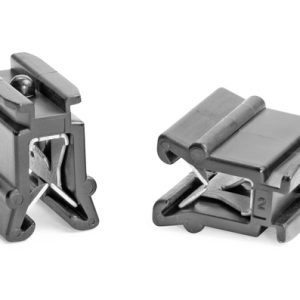 Connector clip for edge, black, 500pcs.